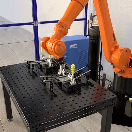 Сварочная роботизированная ячейка на базе промышленного робота
