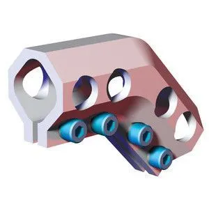 Элементы облегченной обьемной оснастки BodyBuilder™ End Flange Clamp Mounts for Robotic End Effectors