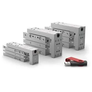 Элементы облегченной обьемной оснастки Ball-Rail Slides with Up-Top 8 Position Sensing Capability – DLM Serie