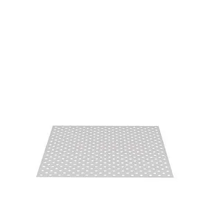 Лист защитный алюминиевый 1494х1494 мм с диагональной сеткой отверстий арт. 280207.D