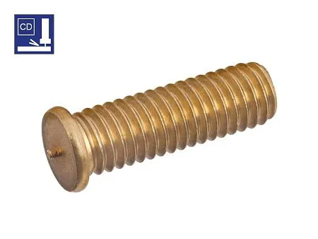 Шпилька приварная резьбовая латунная