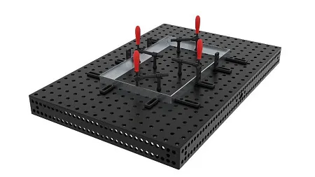 Стол сварочный 1200x800x850 с комплектом оснастки