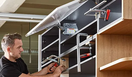 Цельнометаллическая струбцина со складной рукояткой GZ-KG 600/120