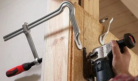 Струбцина OMEGA с двухкомпонентной рукояткой из пластика GMZ-2K 400/120