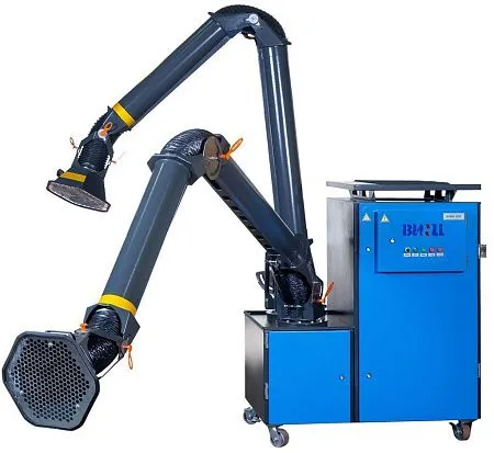 Передвижная аспирационная установка КАМА 3000 в комплекте с двумя ПВУ