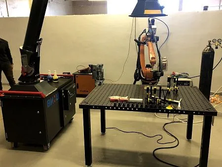 Учебная сварочная ячейка на базе промышленного робота для сварочной мастерской Выксунского металлургического колледжа им. А. А. Козерадского