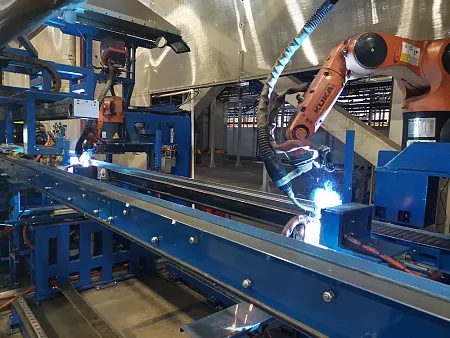 Автоматизация сварки стеллажных балок