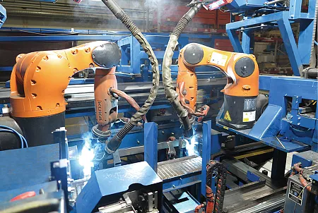 Автоматизация сварки стеллажных балок