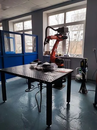 Сварочный полигон с применением промышленных роботов в Московском колледже архитектуры и градостроительства