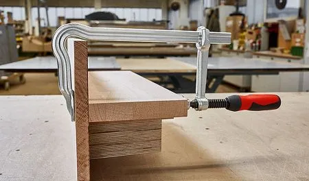 Струбцина OMEGA с двухкомпонентной рукояткой из пластика GMZ-2K 400/120