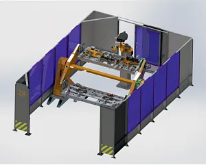 Роботизация сварки кузовов автобусов