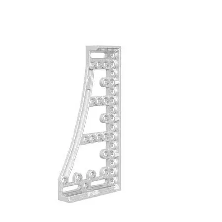 Упорный и крепежный угольник 800GK левый алюм-титан