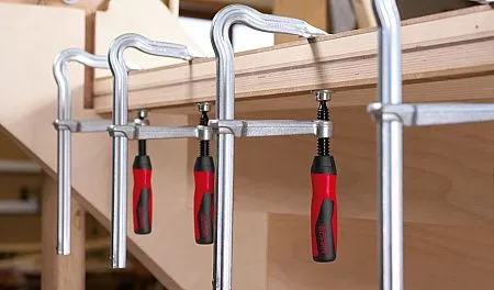 Струбцина OMEGA с двухкомпонентной рукояткой из пластика GMZ-2K 500/120