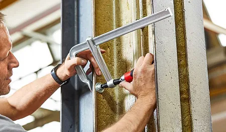 Цельнометаллическая струбцина со складной рукояткой GZ-KG 600/120