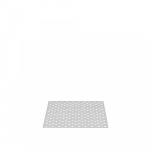 Лист защитный алюминиевый 994х994 мм с диагональной сеткой отверстий арт. 280200.D