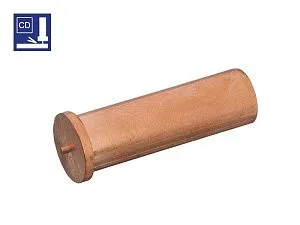 Шпилька не резьбовая сталь омедненная