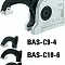 Зажим BAS-C compact, крепежное отверстие разрезное BSP-C10-6