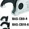 Зажим BAS-CB compact, крепежное отверстие сквозное BSP-CB10-6
