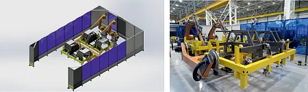 Роботизация сварки кузовов автобусов