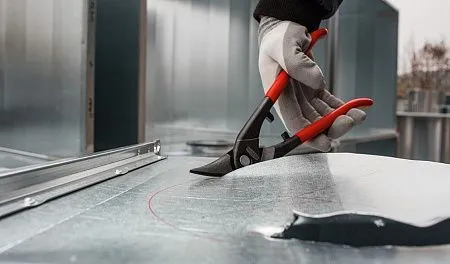 Идеальные ножницы, без ограничения ширины раскрытия D216-280-B-SBSK