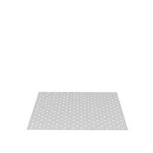 Лист защитный алюминиевый 1194х1194 мм с диагональной сеткой отверстий арт. 220204.D