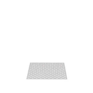 Лист защитный алюминиевый 994х994 мм с диагональной сеткой отверстий арт. 280200.D