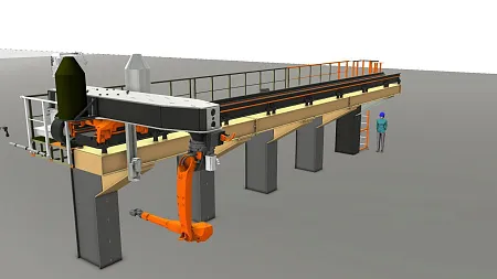 Роботизация сварки рамных конструкций для быстровозводимых зданий