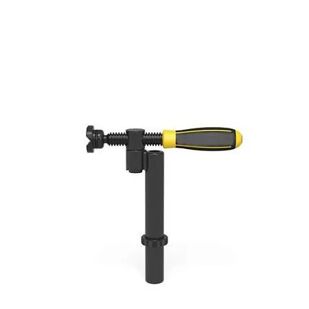 Базовый винтовой зажим 90° вал с резьбой - 100 мм