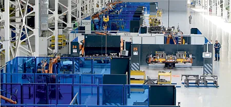 Роботизация сварки кузовов автобусов