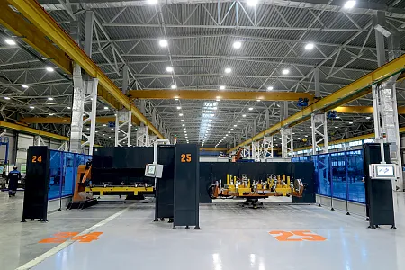 Роботизация сварки кузовов автобусов