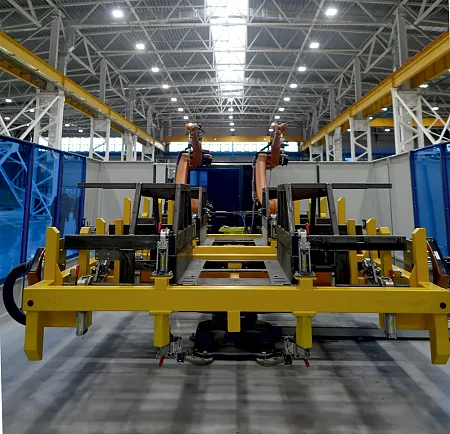 Роботизация сварки кузовов автобусов