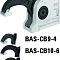 Зажим BAS-CB compact, крепежное отверстие сквозное BAS-CB10-6