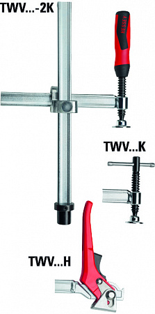 Зажимный элемент с различной глубиной захвата TWV16 200/150 (двухкомпонентная пластмассовая ручка)