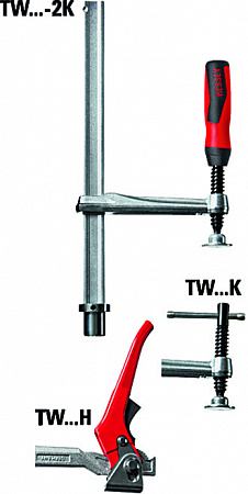 Зажимный элемент с фиксированной глубиной захвата  TW28 300/120 (Т-образная ручка)